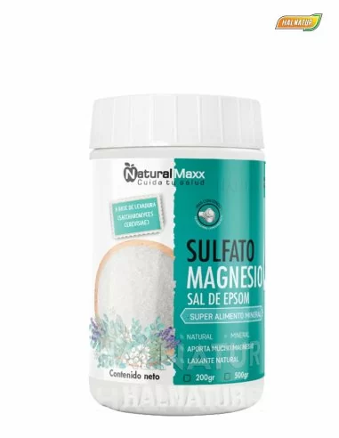 Sulfato de magnesio (sal de epsom) 200gr naturalmaxx
