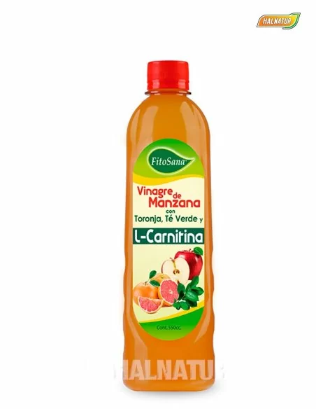 Vinagre de manzana con toronja te verde l carnitina 550 ml