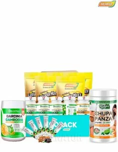 Pack adelgazante completo + menú personalizado + manual + 1 consulta nutricional