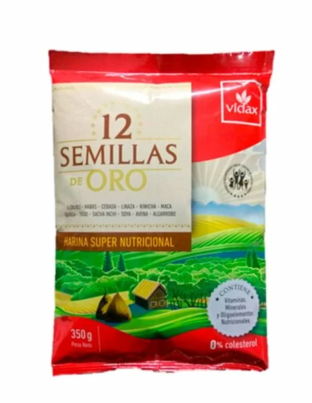 Harina de 12 semillas 200 gr vidax - halnatur.com