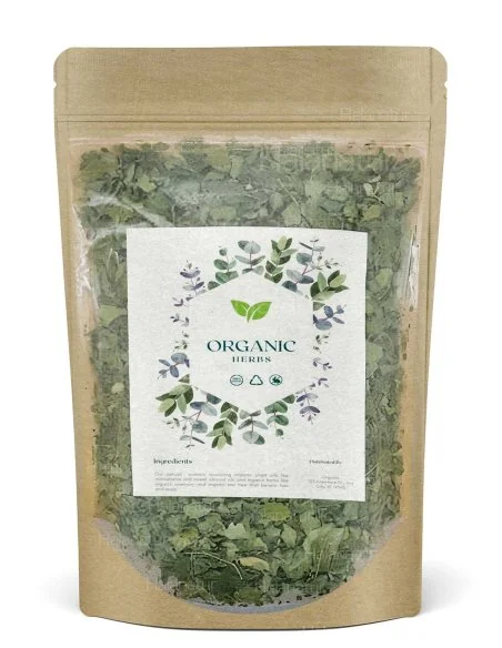 Hojas de moringa secas deshidratadas