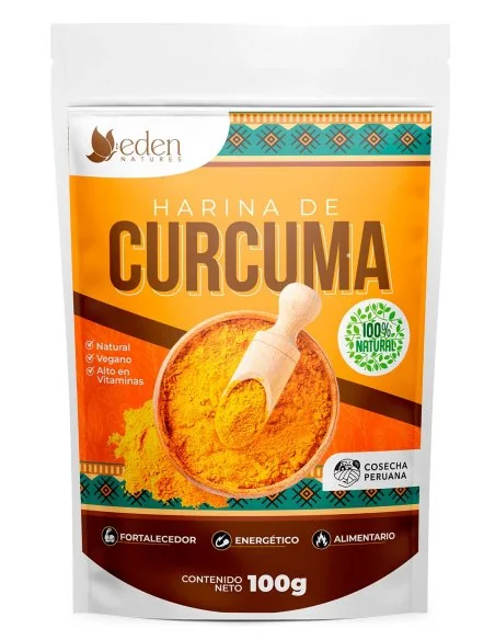 Harina de cúrcuma Eden natures Doypack