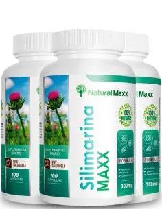 Pack de 3 Silimarina maxx 100 capsulas naturalmaxx