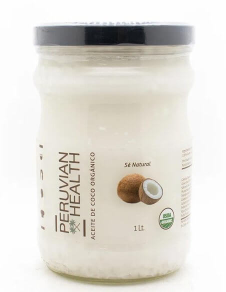Aceite de coco Organico peruvian health 1 lt