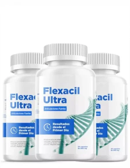 Pack de 3 flexacil ultra ®  original 20 capsulas