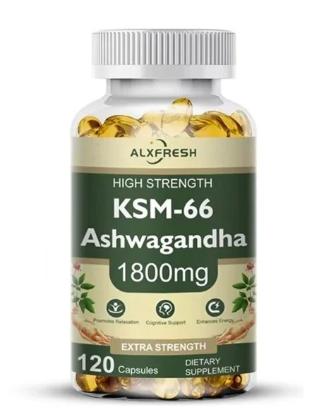 Ashwagandha ksm66 1800mg alexfresh 120 softgel