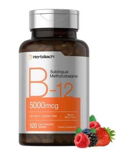 b12 de 5000 Sublingual metilcobalamina horbanch 120 tabletas