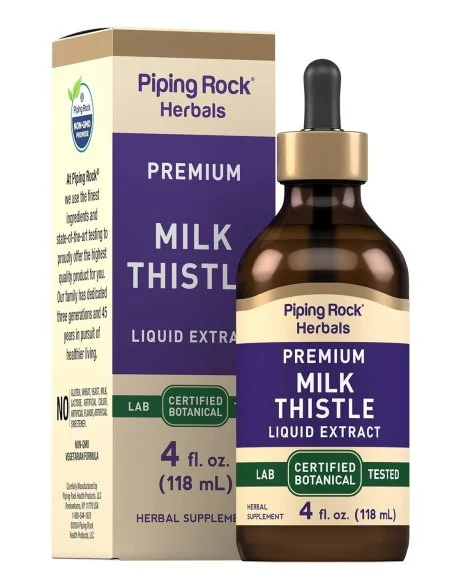 Milk Thistle Sublingual Piping Rock – 120 ml | 4 oz