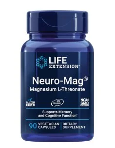 Life Extension Neuro-Mag L-Treonato de Magnesio – 90 Cápsulas