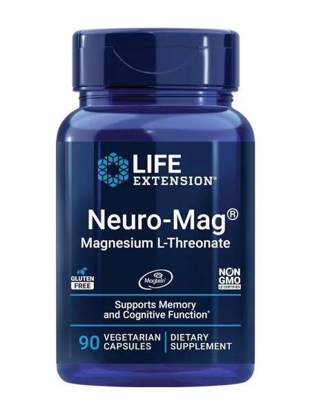 Life Extension Neuro-Mag L-Treonato de Magnesio – 90 Cápsulas