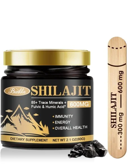 Resina de shilajit 60 ml bunkka – Potente Fuente de Minerales y Antioxidantes