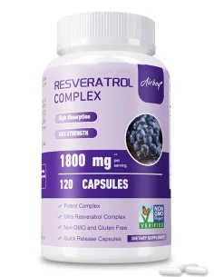 Resveratrol Complex Airboy 120 Cáps – Potente Antioxidante para una Vida Saludable