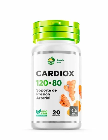 Cardiox 120 - 80 organic farms 20 capsulas original