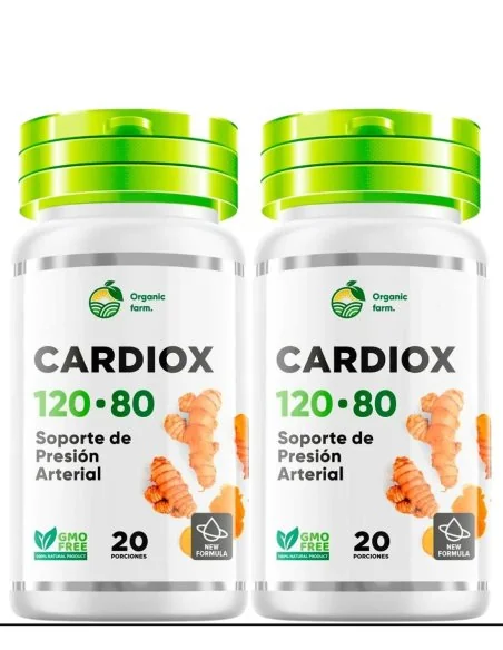 Pack 2 Cardiox 120 - 80 organic farms 20 capsulas
