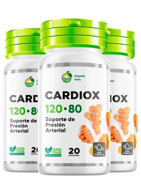 pack 3 Cardiox 120 - 80 organic farms 20 capsulas - halnatur.com