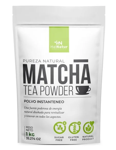 Te matcha polvo importado halnatur doypack