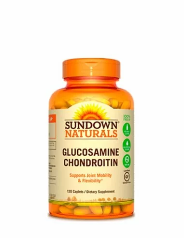 Glucosamine Chondroitin Complex natural sundown 120 tabletas.