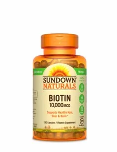 Biotin 10000 mcg sundown natural 120 capsulas