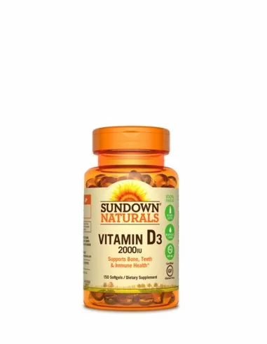 Vitamina D3 2000UI sundown natural 150 softgels