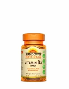 Vitamina D3 1000UI sundown natural 200 softgels