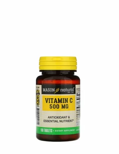 Vitamina C-500 mg Mason natural 100 tabletas