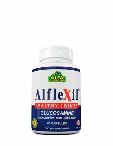 Alflexil® - Glucosamine Chondroitin MSM Collagen 60 capsulas