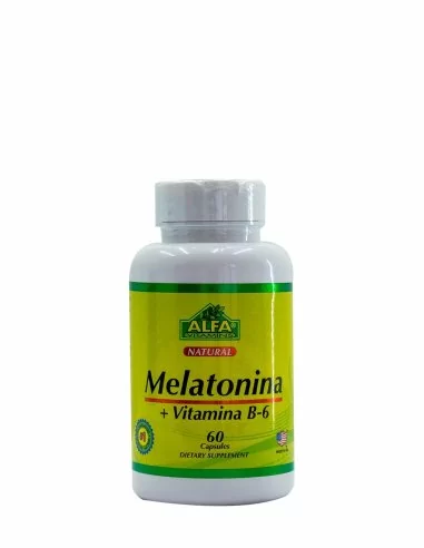 Melatonina plus + B6 60 capsulas alfa vitamins