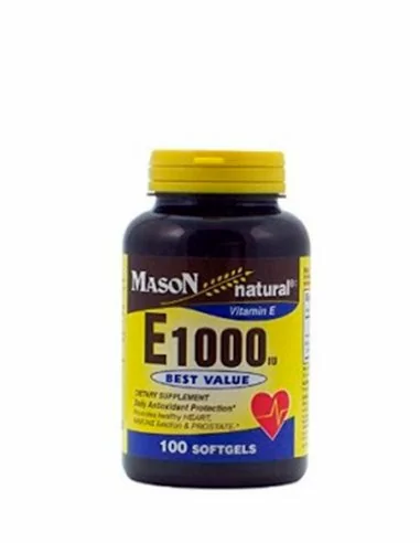 Vitamina e1000 100 capsulas mason natural