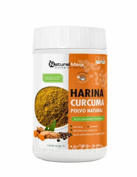 Harina de curcuma  naturalmaxx pote 200gr