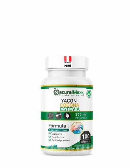 Yacon cocona estevia maxx 100 capsulas