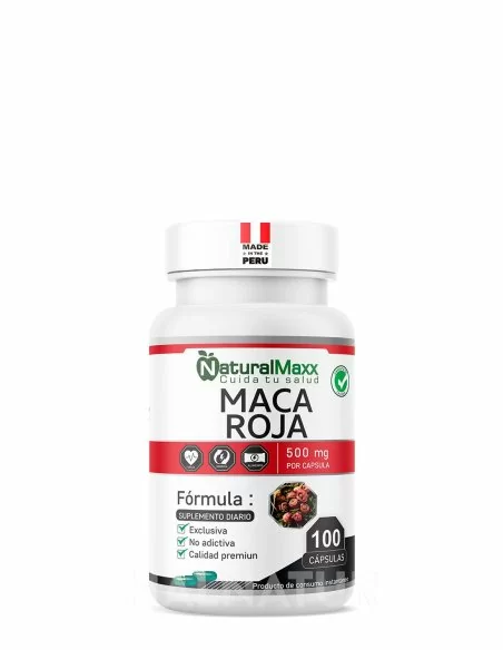 Maca roja 100 capsulas naturalmaxx