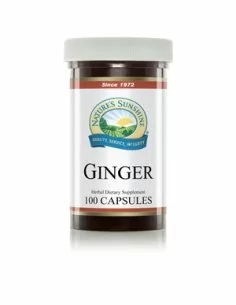 Ginger 100 capsulas natures sunshine - halnatur.com