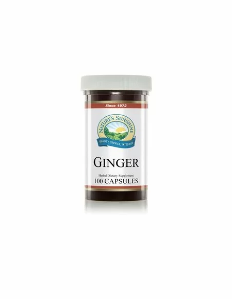 Ginger 100 capsulas natures sunshine - halnatur.com