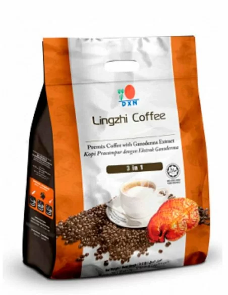 Lingzhi coffee 3 en 1 cafe ganoderma dxn