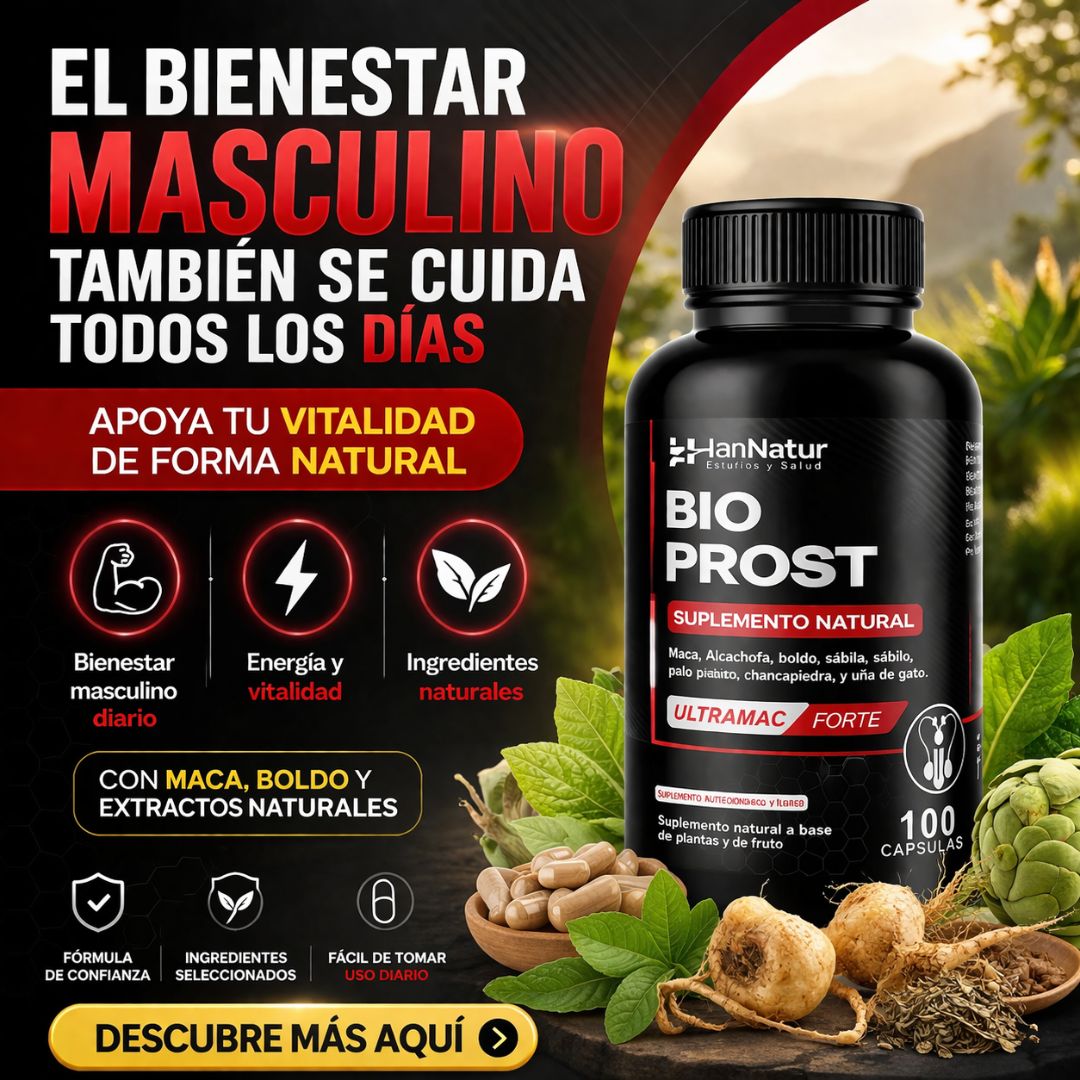 Bio prost 100 capsulas desinflamante natural