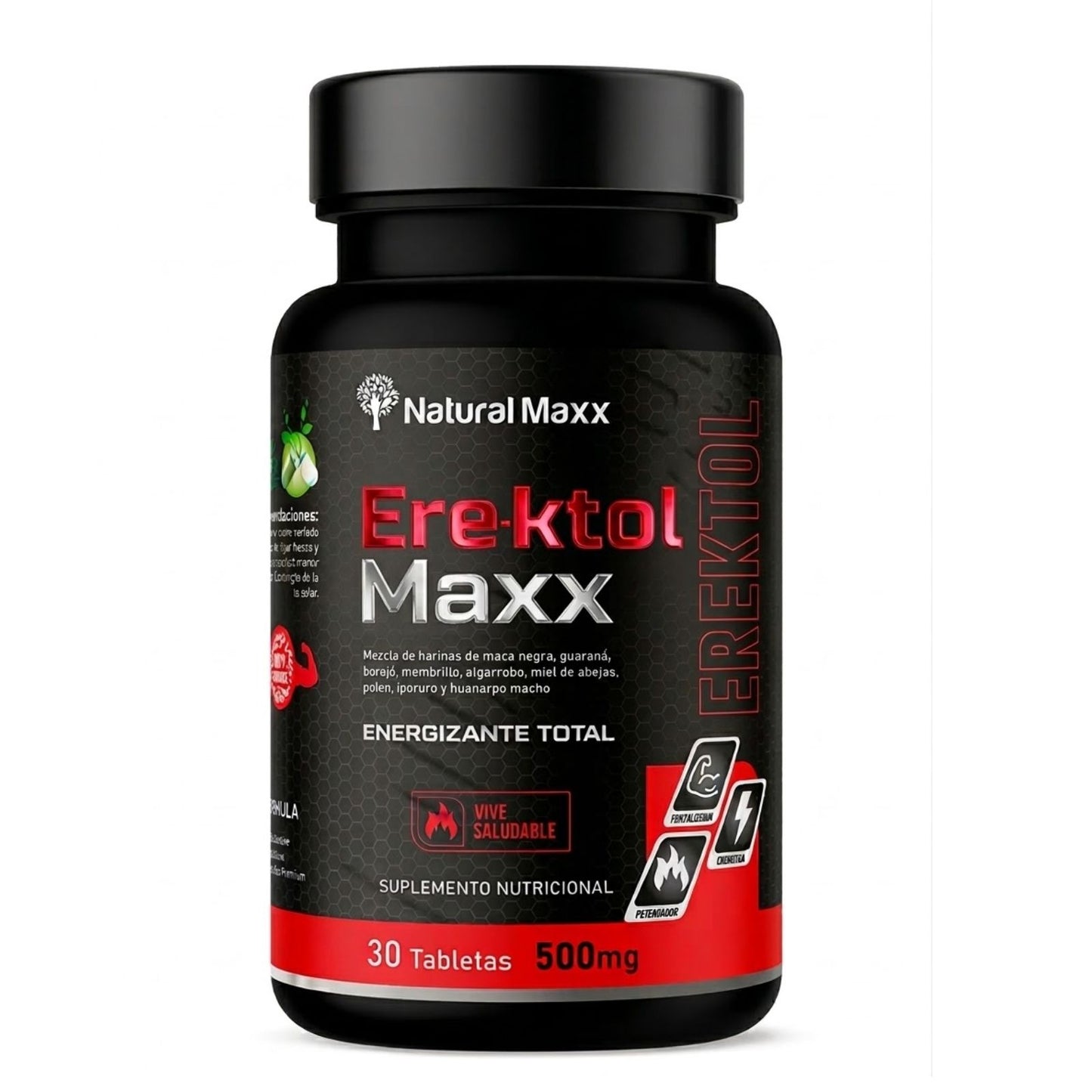 erectol mass 30 tabletas fuerza pura