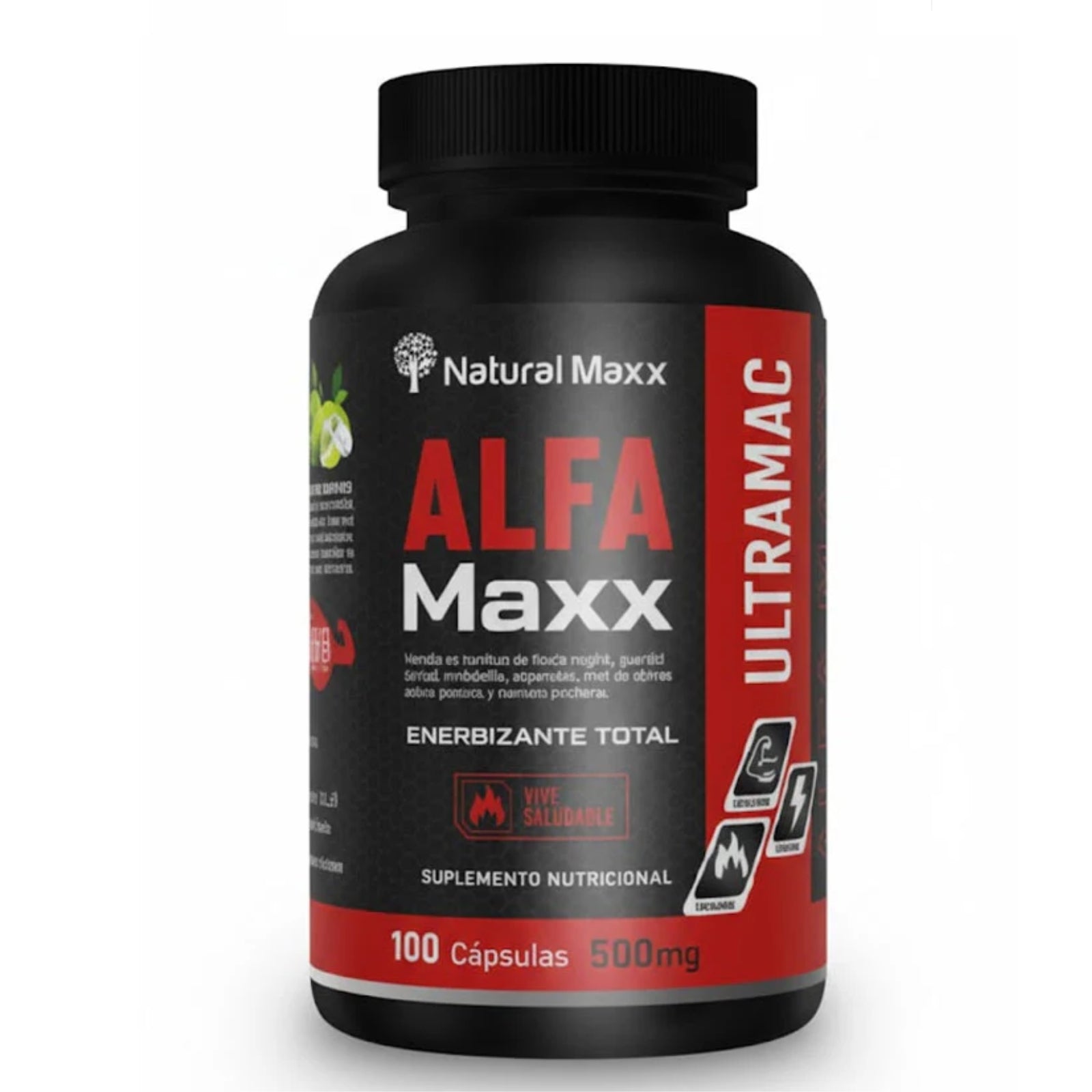Alfa max 100 capsulas energizante total