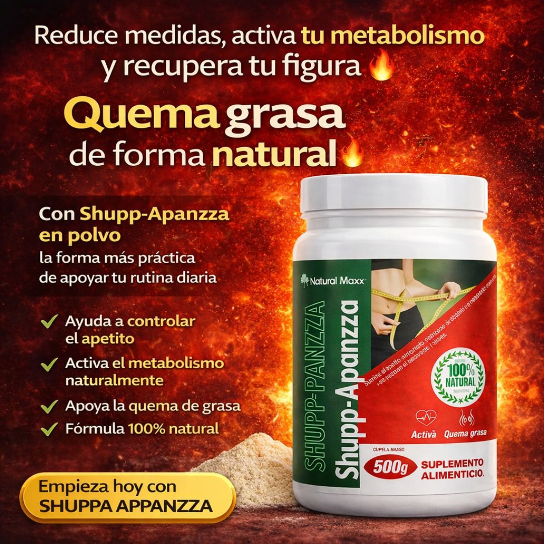 Shuppa Panza 300 gramos polvo naturalmaxx